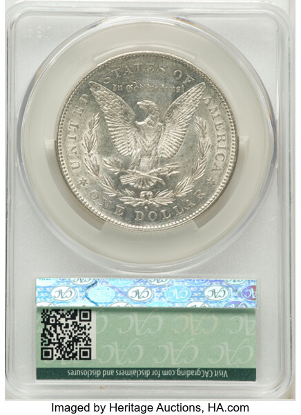 1878-S $1 AU55 CAC thumbnail 2