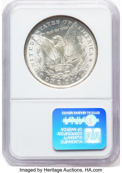 1890-O $1  Comet Die Gouge, VAM-10  MS thumbnail 13