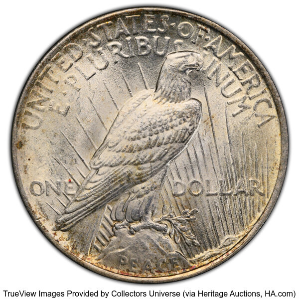 1922 $1  Doubled Wing, VAM-17 MS thumbnail 3