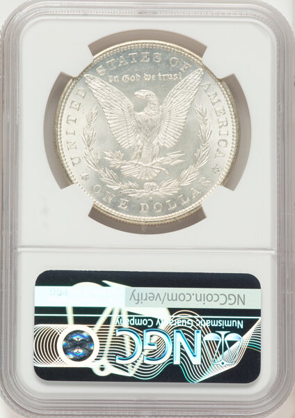 1880/9-S $1  Overdate MS65 thumbnail 2