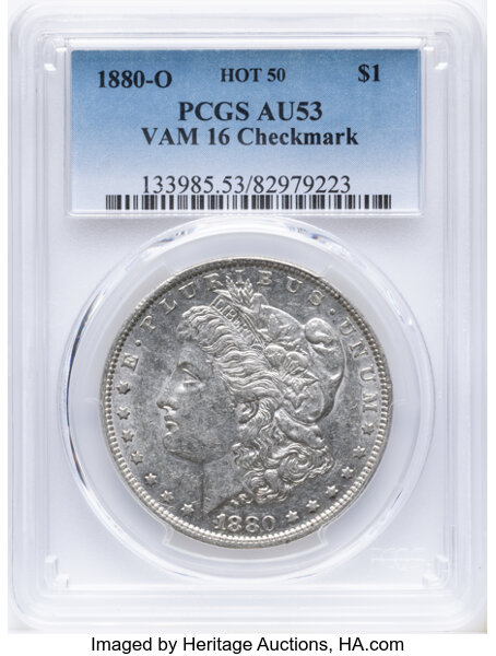 1880-O $1  Checkmark, VAM-16  MS thumbnail 2