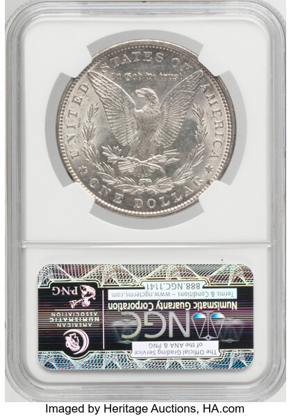 1889 $1 MS62 CAC thumbnail 2