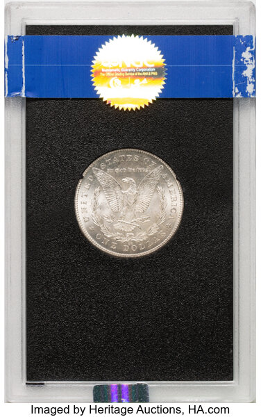 1880-CC $1  Reverse of 1878, 8/7, GSA Hoard, Hard package MS thumbnail 9
