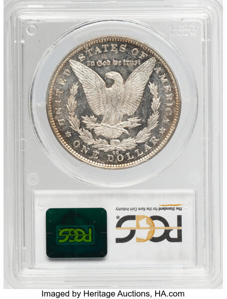 1891-CC $1  Spitting Eagle, VAM-3  MS DMPL thumbnail 3
