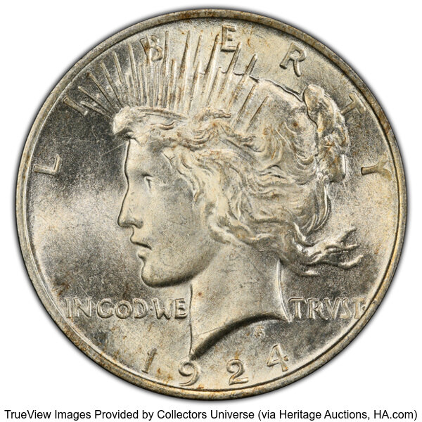 1924 $1  Wing Break, VAM-1G MS thumbnail 2