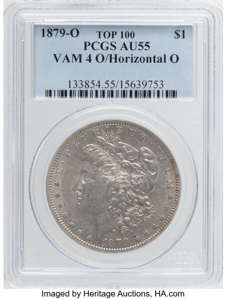 1879-O/O $1  O/Horizontal O, VAM-4 MS thumbnail 3