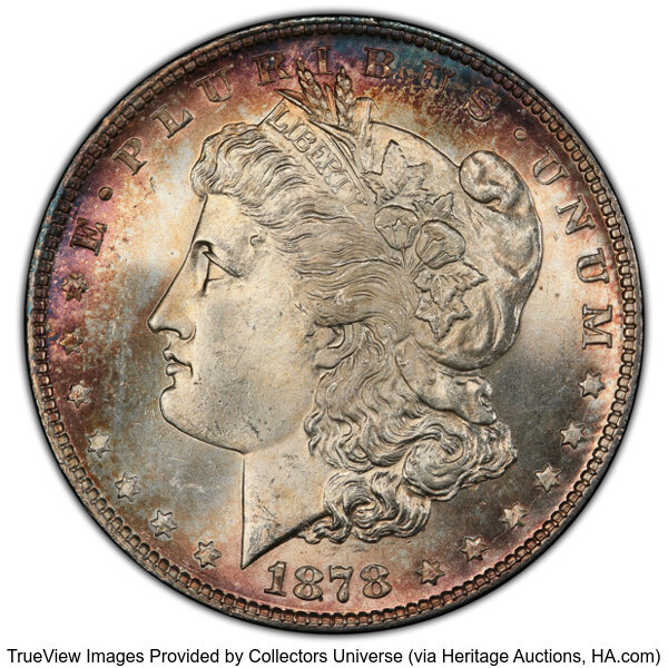 1878 7/8TF $1  Strong, 7/5, VAM-38 MS thumbnail 4