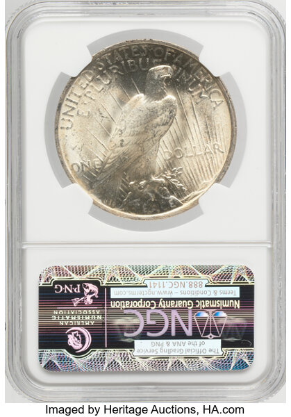 1922 $1  Doubled Wing, Die Pair 1, VAM-7.1 MS thumbnail 17