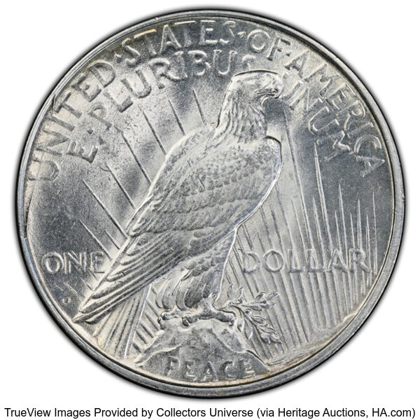 1922-D $1  Retained Die Break, VAM-14A MS thumbnail 4
