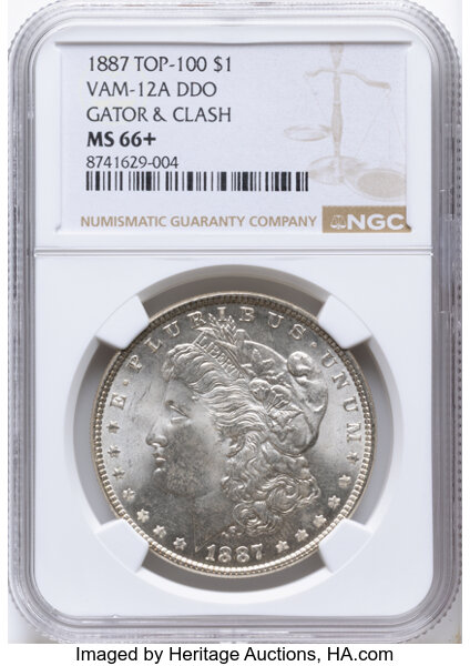 1887 $1  Alligator Eye, VAM-12  MS thumbnail 13