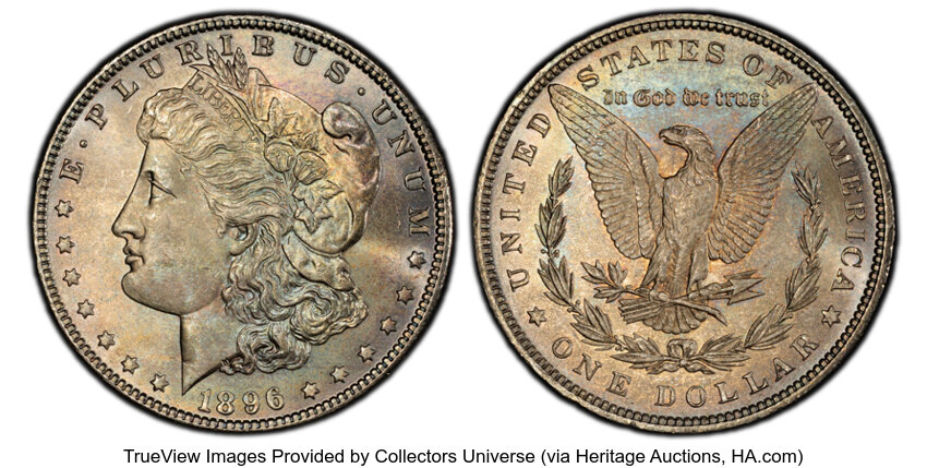 1896 $1  8 in Denticles, VAM-19  MS thumbnail 7