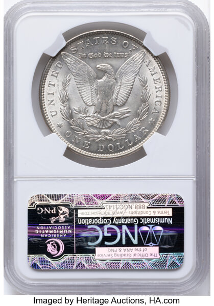 1888 $1  Doubled Reverse, VAM-12  MS thumbnail 8