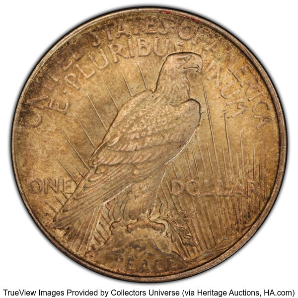 1922-D $1  Retained Die Break, VAM-2A MS thumbnail 5