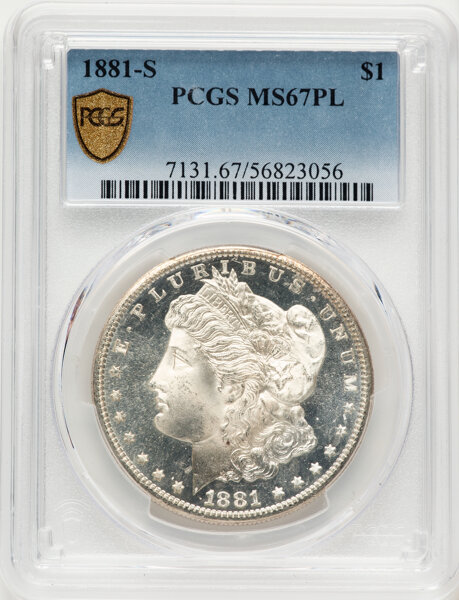 1881-S $1  MS PL MS67 PL thumbnail 4