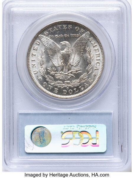 1890-O $1  Comet Die Gouge, VAM-10  MS thumbnail 15