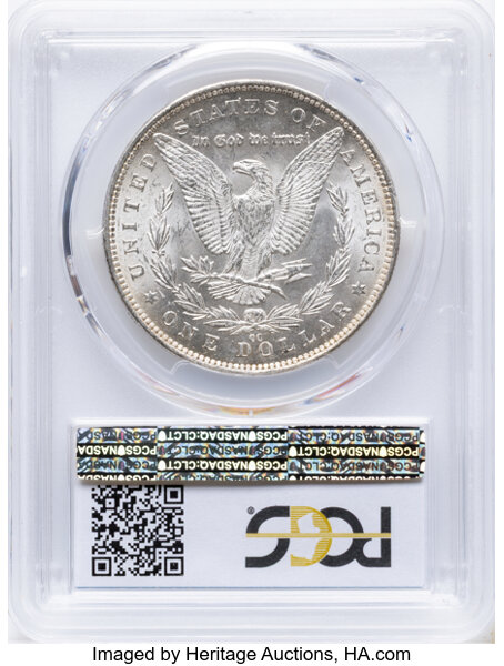 1891-CC $1  Spitting Eagle, VAM-3 MS67 CAC thumbnail 10