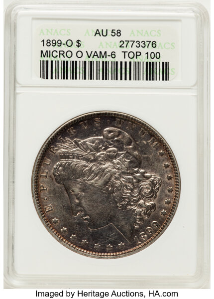 1899-O $1  Micro O, VAM-6 MS thumbnail 2