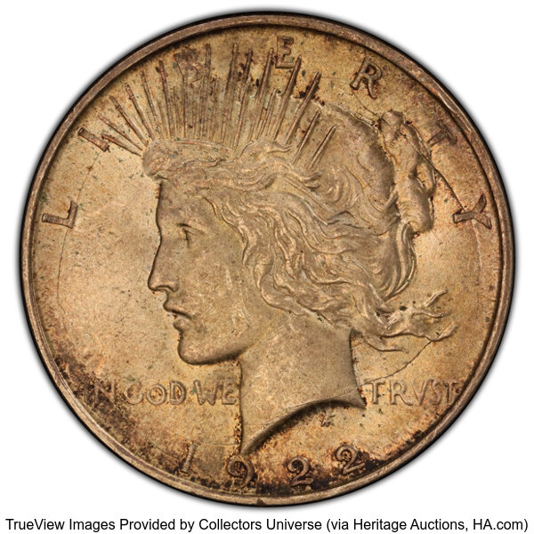 1922-D $1  Retained Die Break, VAM-2A MS thumbnail 3