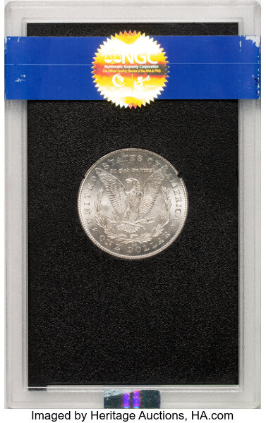 1880-CC $1  Reverse of 1878, 8/7, GSA Hoard, Hard package MS thumbnail 8