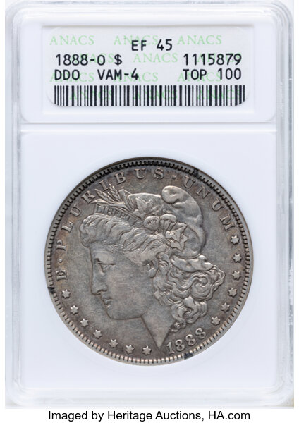 1888-O $1  Hot Lips, VAM-4 MS thumbnail 4