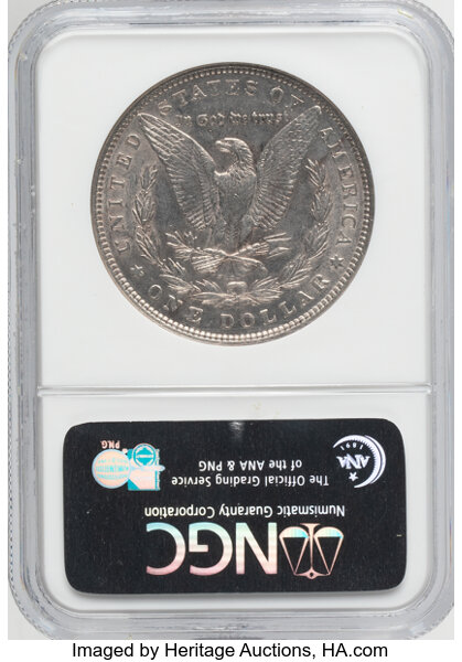 1887 $1  Alligator Eye, VAM-12 AG3 thumbnail 2
