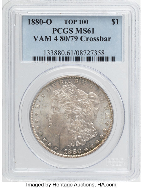1880/79-O $1  Crossbar, VAM-4 MS thumbnail 5
