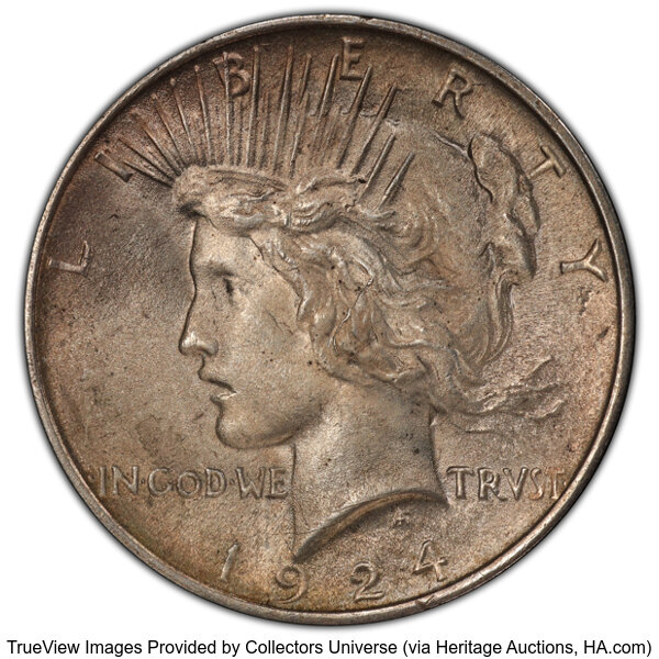 1924 $1  Extra Hair, VAM-1H MS thumbnail 2