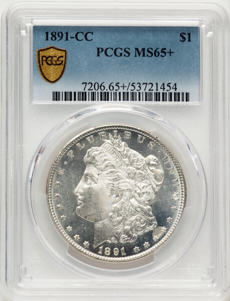 1891-CC $1 MS65 CAC thumbnail 2