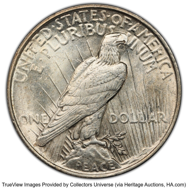 1924 $1  Broken Jaw, VAM-1AA MS thumbnail 2