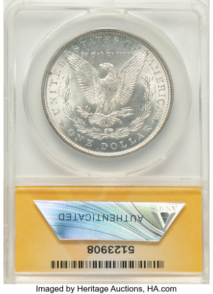 1878 7TF $1  Reverse of 1879 MS61 thumbnail 2