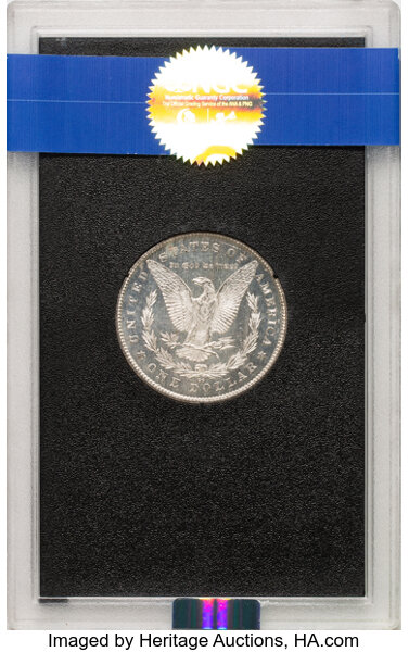 1878-CC $1  GSA Hoard, Doubled Leaves, VAM-18 MS PL thumbnail 2