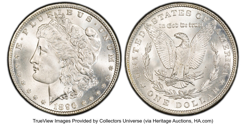 1896 $1  8 in Denticles, VAM-19  MS thumbnail 5