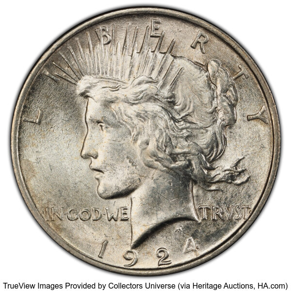 Image for 1924 $1  Broken Jaw, VAM-1AA MS