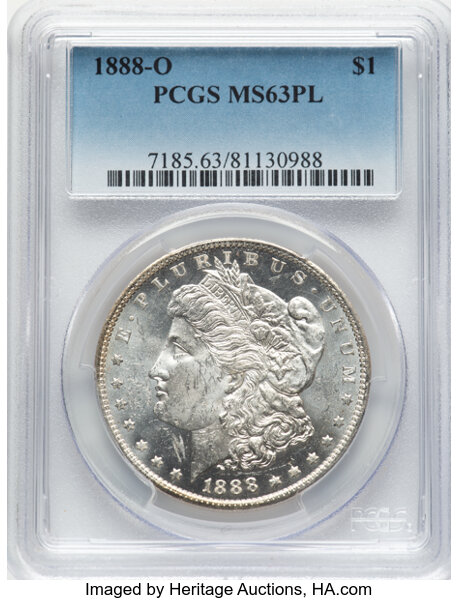 1888-O $1  Doubled Arrows, VAM-9  MS PL thumbnail 2