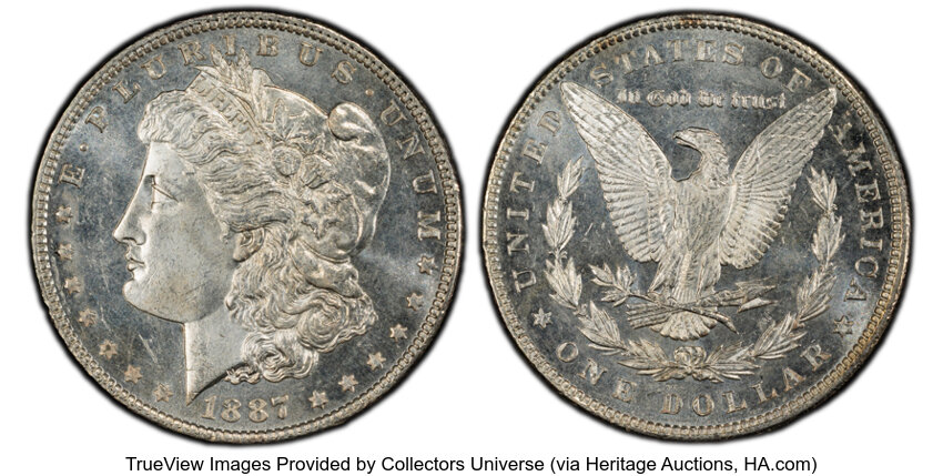 Image for 1887 $1  Alligator Eye, VAM-12  MS PL