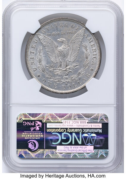 1882-O/S $1  O/S Recessed, VAM-4 MS61 thumbnail 2