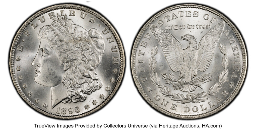 1896 $1  8 in Denticles, VAM-19  MS thumbnail 6