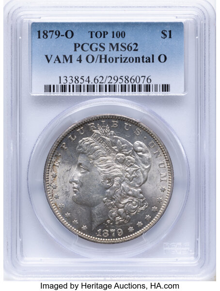 1879-O/O $1  O/Horizontal O, VAM-4 MS thumbnail 4