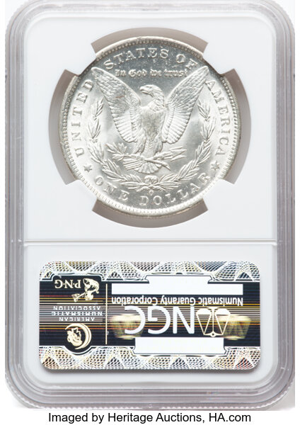 1890-O $1  Comet Die Gouge, VAM-10  MS thumbnail 14