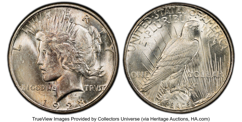 1923-D $1  Ponytail, VAM-1H MS thumbnail 3