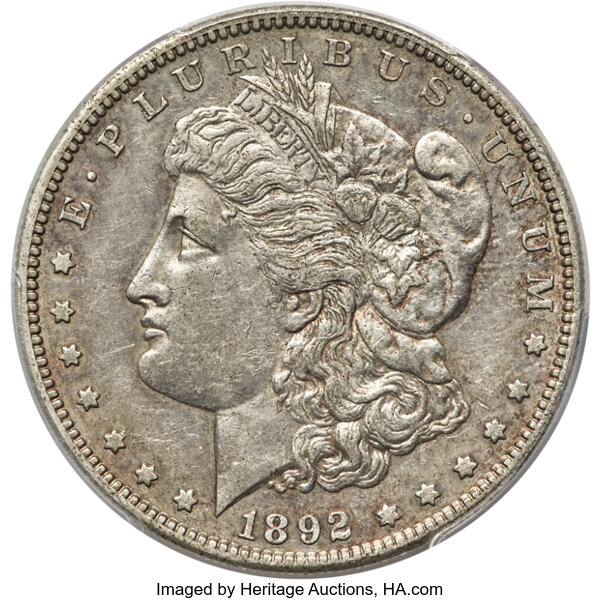 1892-S $1  Tripled Hair, VAM-8 MS thumbnail 2