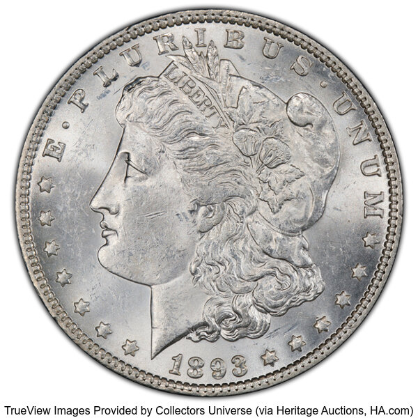 1893 $1  Doubled Stars, VAM-4  MS thumbnail 4