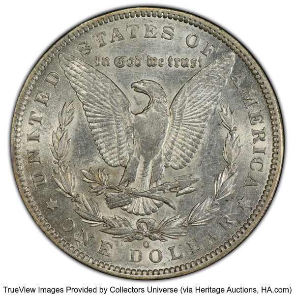1891-O $1  Pitted Reverse, VAM-1B  MS thumbnail 5