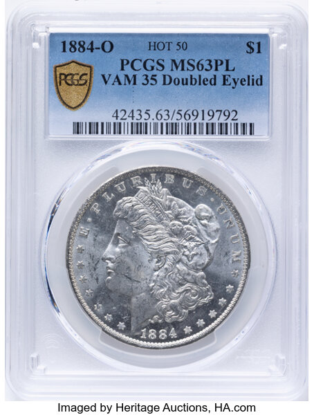 1884-O $1  MS PL AU58 PL thumbnail 24