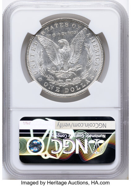 1887 $1  Alligator Eye, VAM-12 MS66 thumbnail 2