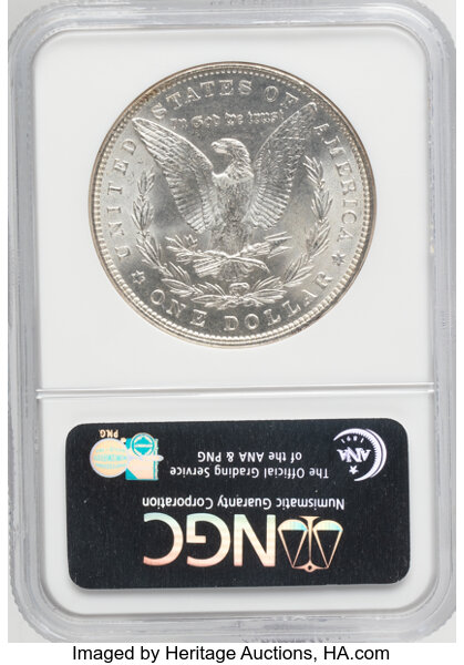 1887 $1  Alligator Eye, VAM-12 MS64 thumbnail 2