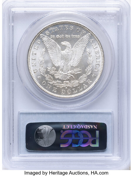 1880/9-S $1  Overdate MS65 thumbnail 4