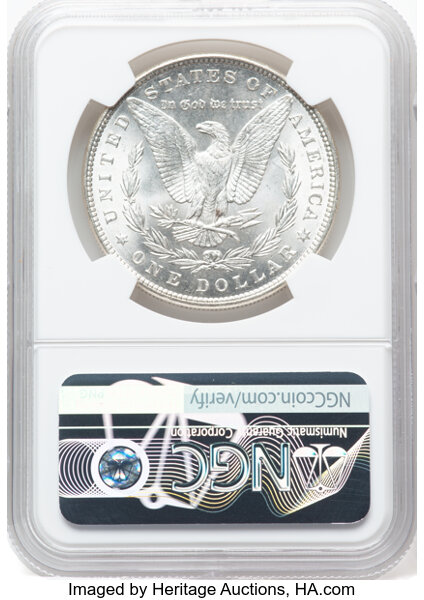 1887 $1  Alligator Eye, VAM-12 MS64 thumbnail 4