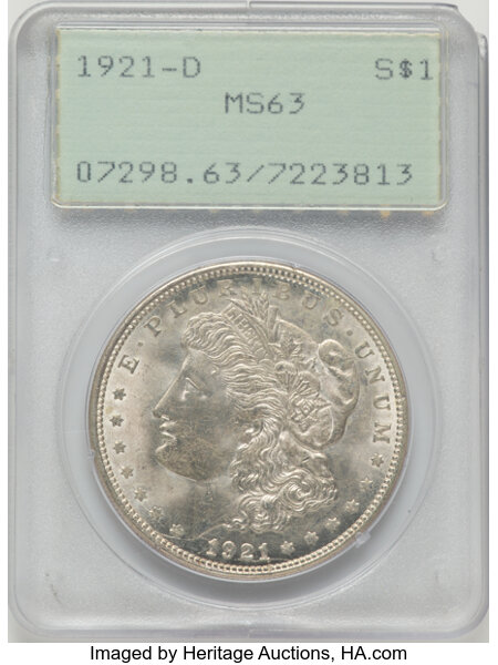 1921-D $1  MS thumbnail 5