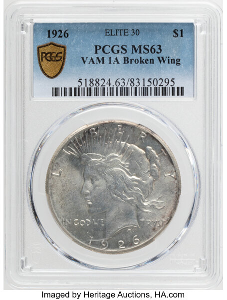 1926 $1  Broken Wing, VAM-1A MS thumbnail 4